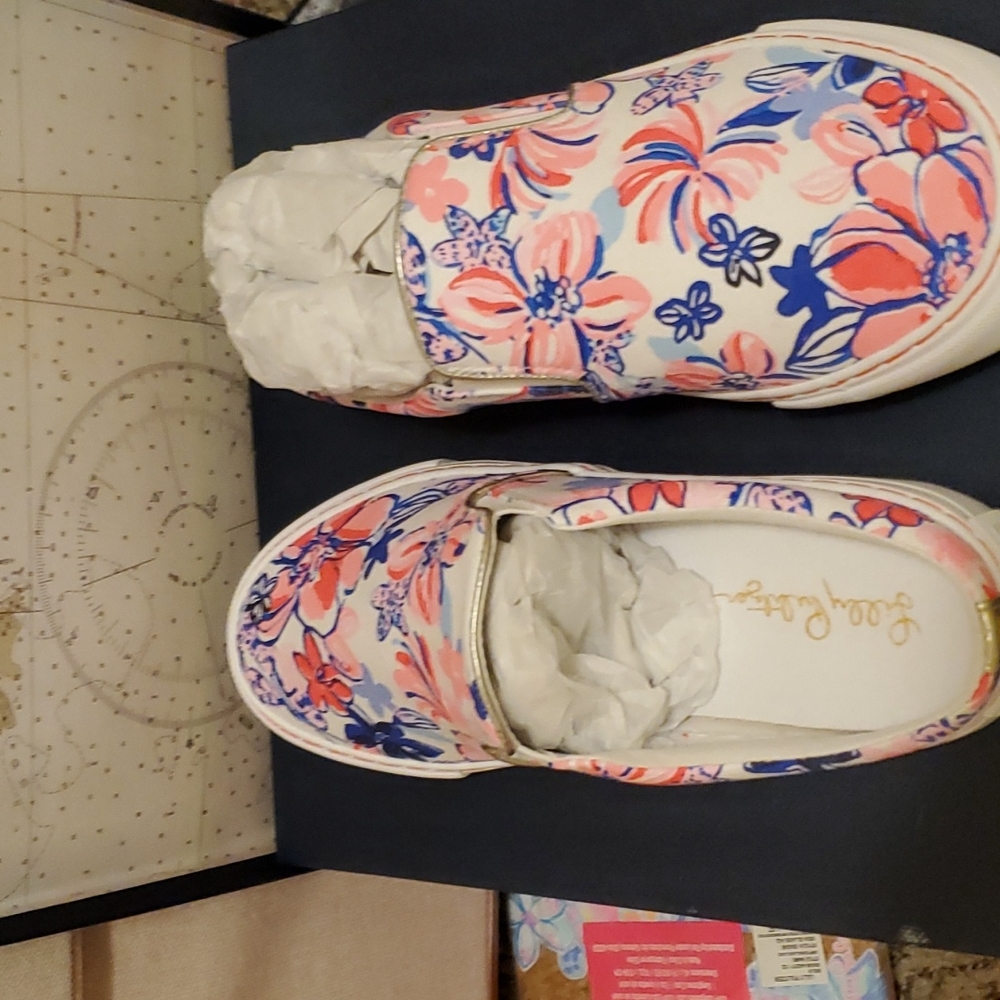 Lilly Pulitzer Julie Mule Sneaker sz 7.5